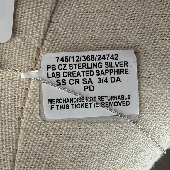 Macys Womens Sterling Silver 10K Gold Lab Grown Garnet Diamond Key Pendant - Picture 4 of 8